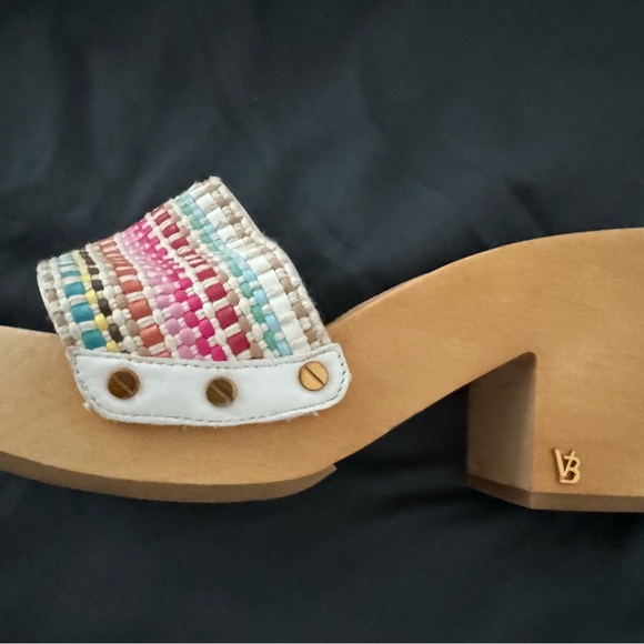 Veronica Beard Hannalee Woven Platform Clog Sandals - Picture 6 of 9